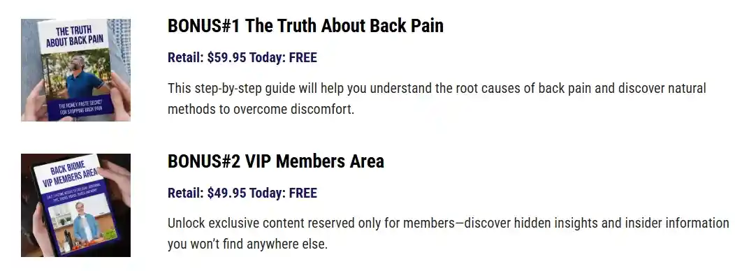 backbiome order bonus